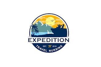 design awesome travel nurse agency logo