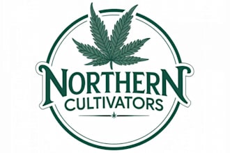 design a minimalist natural logo for wellness or nature