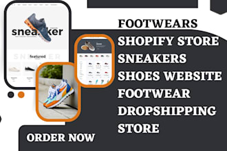 design footwears shopify store sneakers shoes store footwears dropshipping store