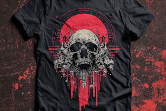 do bulk t shirt designs for merch, teespring and printfull