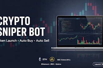 develop a crypto trading bot for dex cex arbitrage or sniper strategies