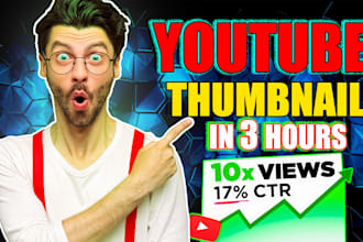 design clickbait youtube thumbnail