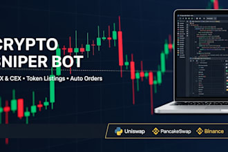 develop a crypto sniper bot for dex token launches and instant trading