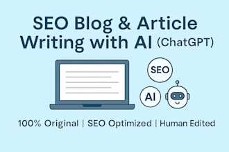 write SEO optimized ai blog posts using chatgpt