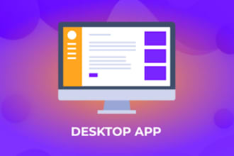 build desktop application for windows