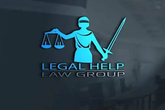 design logo for law firm, lawyer or consulting company
