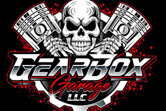 design unique garage logo with free source files