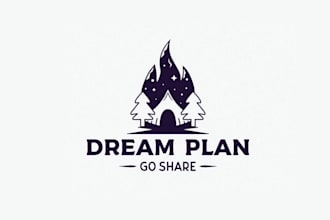 make super outdoorsy logo for a dream plan go share blog
