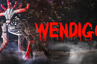 make minecraft 3d thumbnaills