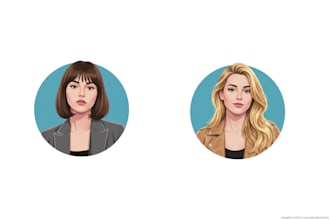 create a professional ai cartoon avatar or illustration for your profile in 4k