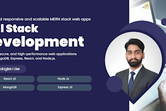build full stack mern web applications