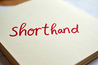 provide fast and accurate pitman shorthand service