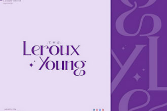 make young adult illustrative logo design
