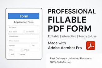 create a fillable PDF form using adobe acrobat pro