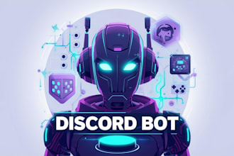 custom discord bot developer, mern js bots for games, moderation and utility