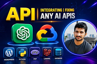 integrate openai API or google API and fix API