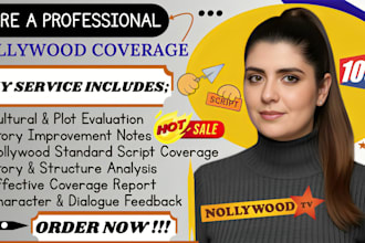 provide effective nollywood standard script coverage for you