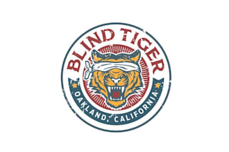 design wonderful awesome restaurant bar logo for blind tiger