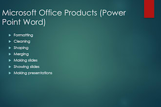 improve your data with microsoft office products