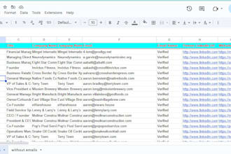 provide verified emails list