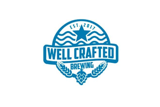 design traditional well crafted beer logo