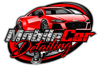 design luxury car detailing logo