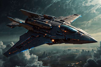 create a spaceships and sci fi vehicles