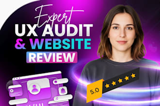 provide a detailed UI UX audit, analysis, and website review
