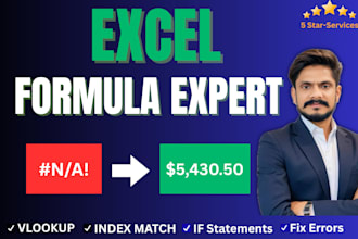 create, fix, and debug any excel formula and function