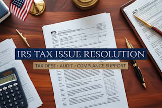 resolve your irs tax issues and provide professional tax consultation