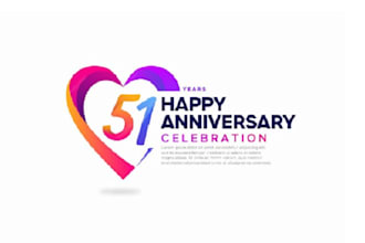 design anniversary, celebration, birthday, and event logo