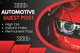 publish your automotive article on a high quality website