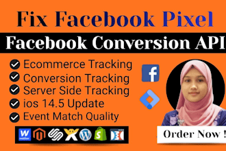 setup facebook pixel conversion api, ga4, fix deduplication, gtm