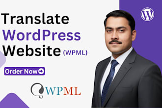do wordpress website translation using wpml, fix wpml issues