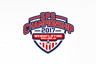 design greatest weightlifting championships logo