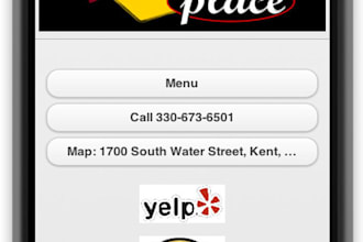 create a smartphone homescreen app icon to your business mobile website