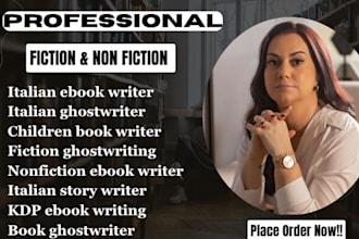 your italian ebook ghostwriter children ebook nonfiction or fiction of any topic