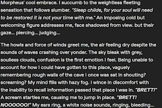 create a short story or prompt