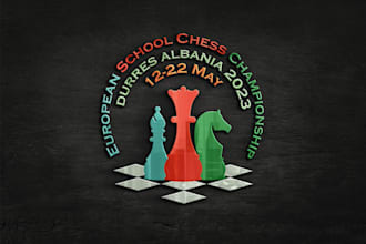 create graceful and fantastic chess logo design