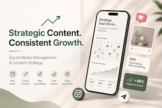 be your social media manager and content strategist