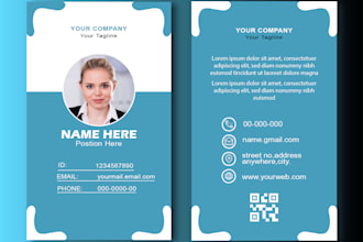 design modern id cards, identity cards, name cards