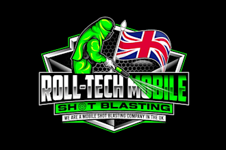 create creative and good looking sandblasting logo design