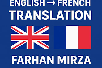 translate articles professionally between english and french