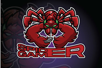 create attractive and imagination spider logo design