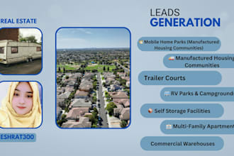 pull lists of commercial warehouses mobile home rv parks and self storages