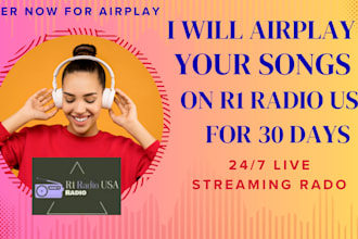 airplay your songs on r1 radio USA