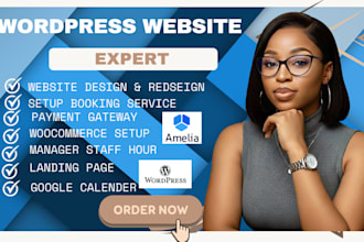 book wix author website cleaning service wordpress booking website amelia plugin