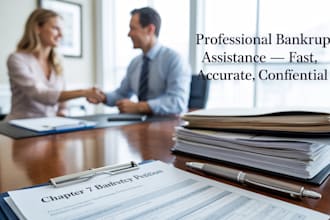 prepare your bankruptcy forms accurately and guide you through the process