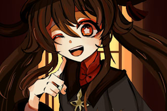 draw manga characters for you