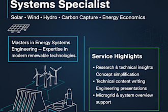 doing renewable energy projects on solar, wind and hydero